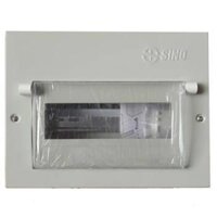 Tủ điện vỏ kim loại 9 đường lắp nổi Sino EM9PS