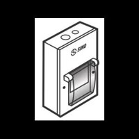 Tủ điện vỏ kim loại chứa 2 module lắp nổi Sino EM2PS