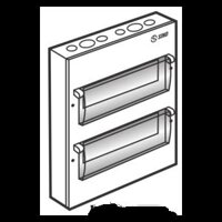 Tủ điện vỏ kim loại chứa 24 module lắp nổi Sino EM24PS