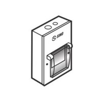 Tủ điện vỏ kim loại chứa 4 module lắp nổi Sino EM4PS