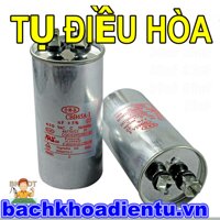 Tụ điều hòa 25UF 450V CBB65 có vỏ hộp