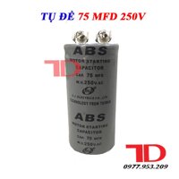 Tụ điều hòa, CAPA phóng, Tụ đề 100 MFD 250v đến 1000MFD 250v dùng trong tủ mát tủ đông,  - Loại 75 MFD