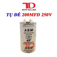 Tụ điều hòa, CAPA phóng, Tụ đề 100 MFD 250v đến 1000MFD 250v dùng trong tủ mát tủ đông,  - Loại 200 MFD