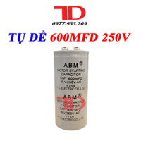 Tụ điều hòa, CAPA phóng, Tụ đề 100 MFD 250v đến 1000MFD 250v dùng trong tủ mát tủ đông,  - Loại 600 MFD