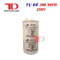 Tụ điều hòa, CAPA phóng, Tụ đề 100 MFD 250v đến 1000MFD 250v dùng trong tủ mát tủ đông,  - Loại 300 MFD