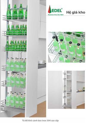 Tủ đồ khô cánh kéo Edell GK03.450S