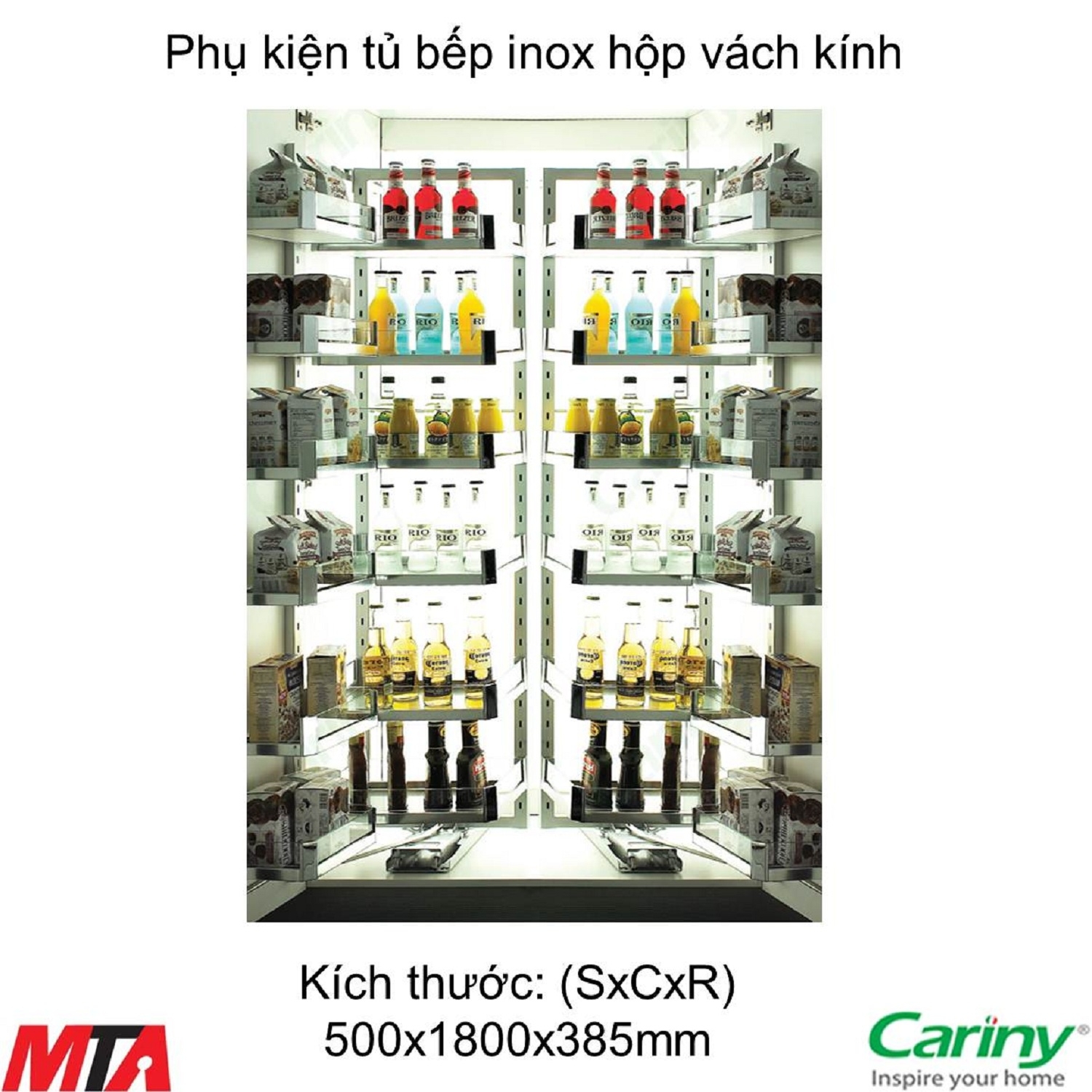 Tủ đồ khô Cariny MTK-645K