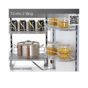 Tủ đồ khô EuroGold C040245, 2 tầng