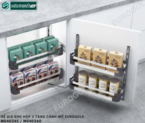 Tủ đồ khô EuroGold M040245, 2 tầng