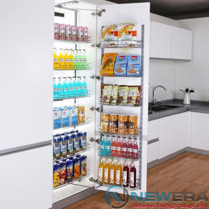 Tủ đồ khô NewEra 6 tầng với 12 rổ nan inox 304