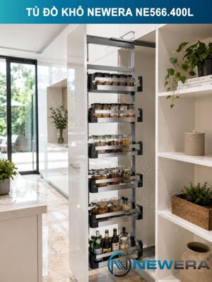 Tủ đồ khô NewEra 6 tầng với 6 rổ inox hộp 304