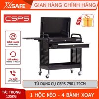 Tủ đồ nghề CSPS VNUC07901BB3 79cm Tỷ thép 1 hộc kéo, 4 bánh xoay, tải trọng tối đa 135kg [CHÍNH HÃNG][XSAFE]