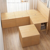 Tủ đồ tatami có thể ghép thành giường thông minh đa năng decor phòng thương hiệu Larot- LP182/LP183