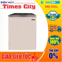 Tủ đông 100 lít , tủ đông mini Sanden Nhật SNQ-0105+ chống tuyết 80% model cao cấp 2021 chính hãng 100%