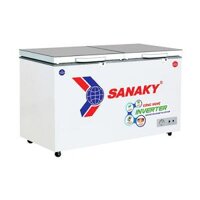 Tủ đông 2 chế độ inverter Sanaky 320 Lít cánh kính cường lực xám VH-4099W4K