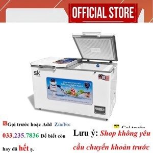 Tủ đông Sumikura 2 ngăn 400 lít SKF-400D