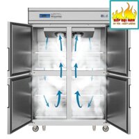 tủ đông 4 cánh inox cao cấp