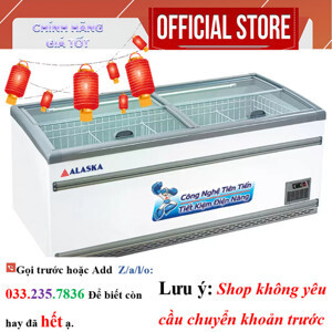 Tủ đông Alaska 1 ngăn 950 lít KT-650
