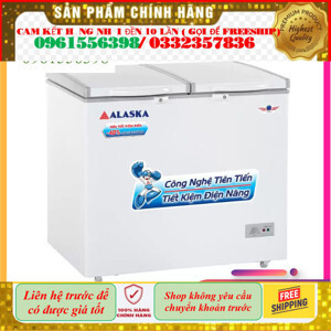Tủ đông Alaska inverter 2 ngăn 550 lít BCD5567N