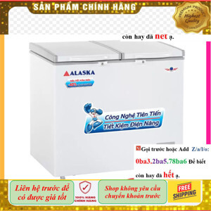 Tủ đông Alaska inverter 2 ngăn 550 lít BCD5567N