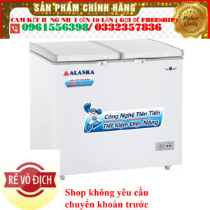 Tủ đông Alaska inverter 2 ngăn 550 lít BCD5567N