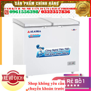 Tủ đông Alaska inverter 2 ngăn 550 lít BCD5567N