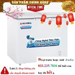 Tủ đông Alaska 2 ngăn 250 lít BDC-3067N