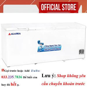 Tủ đông Alaska 1 ngăn 1400 lít HB-1400
