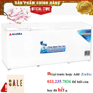 Tủ đông Alaska 1 ngăn 1400 lít HB-1400C