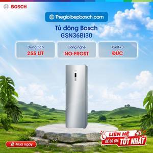 Tủ đông Bosch 1 cánh 237 lít GSN36BI30