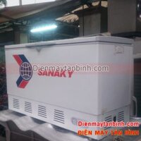 Tủ đông cũ Sanaky 360 lít, 2 nắp mở nằm ngang