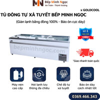 Tủ Đông Cửa Kính Tự Xả Đá Không Đóng Tuyết Bếp Minh Ngọc, Tủ Đông Trưng Bày Bảo Hành 12 Tháng Chính Hãng GoldCool