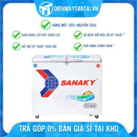 Tủ Đông Dàn Đồng Sanaky VH-2599W1  2 Chế Độ Đông, Mát 250L - Hàng Chính Hãng
