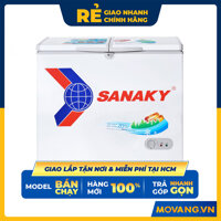 Tủ Đông Dàn Đồng Sanaky VH-2599A1 1 Ngăn 2 Cánh 250L - Hàng Chính Hãng