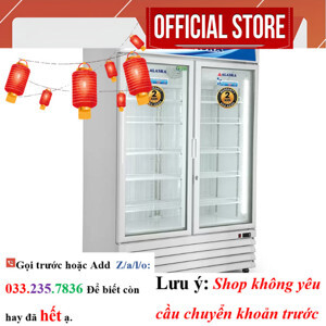 Tủ đông Alaska 2 cánh 1000 lít FC-100G2