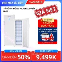 Tủ đông đứng Alaska 250 lít IF-25