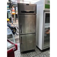 Tủ đông đứng inox 2 cánh 500L hiệu The Cool mới 95%