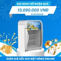 Tủ đông đứng mini mặt kính Sanden Intercool SNR-0100 100L