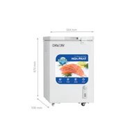 Tủ đông gia đình Hòa Phát 1 ngăn 1 cánh HCF 106S1N