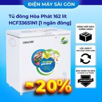 Tủ đông Hòa Phát 162 lít HCF336S1N1 [1 ngăn đông]