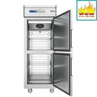 tủ đông inox 2 cánh có quạt gió