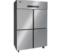 Tủ đông inox 4 cánh Oucboll BCD-1200DW - 870 lít - Hàng chính hãng