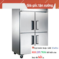 TỦ ĐÔNG INOX 4 CÁNH SUMIKURA 1100 LÍT SKI-12F4 QUẠT GIÓ (R404A) (2023) <<Hãng