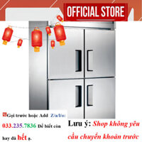 TỦ ĐÔNG INOX 4 CÁNH SUMIKURA 1100 LÍT SKI-12F4 QUẠT GIÓ (R404A) (2023) NeW