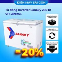Tủ đông Inverter Sanaky 280/235 lít VH-2899A3