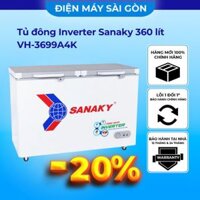 Tủ đông Inverter Sanaky 360/270 lít VH-3699A4K