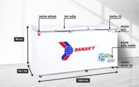 Tủ đông Inverter Sanaky VH-6699W3 660 lít