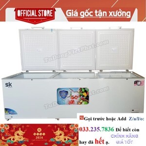 Tủ đông Sumikura inverter 1 ngăn 1600 lít SKF-1600SI