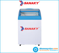 Tủ đông kính cong Sanaky VH-182K 100 Lít