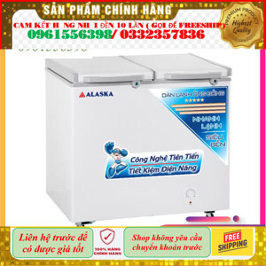 Tủ đông Alaska 2 ngăn 250 lít FCA-2600C